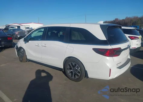 2025 Honda Odyssey Ex-L z USA, uszkodzony, nr VIN 5FNRL6H65SB075260